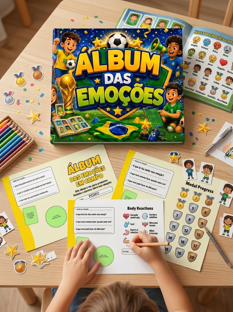 Álbum das Emoções em Campo